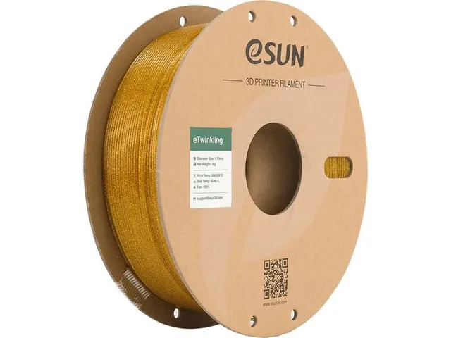 eSUN 3D printer Filament eTwinkling 1,75mm Goud 1kg