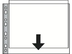 Showtas Esselte 55230 Standaard A3 Landscape Pp 0.09mm 11-Gaats