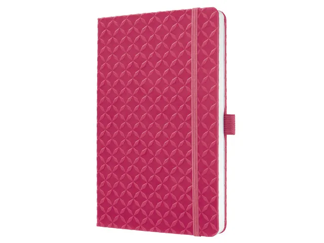 Notitieboek Sigel Jolie Flair A5 hardcover gelinieerd fuchsia roze