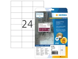 HERMA 4695 Weervaste Folie-etiketten A4 70x37mm Wit 600 stuks