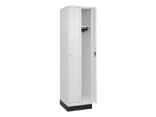 locker,HxBxD 1950x500x500mm,2vak,vak B 250mm,cil.-slot,sokkel