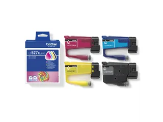 Brother LC-527XL Inktcartridges Zwart + 3 Kleuren XL - 7