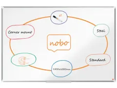 Premium Plus whiteboard, gelakt staal, 150 x 100