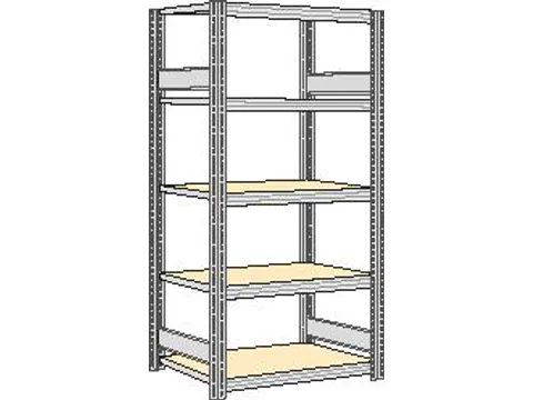magazijnstelling,grondveld,HxBxD 2000x1061x526mm,vakl. 250kg