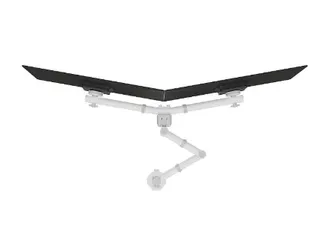Monitorarm Viewgo Voor 2 Schermen 360° draaibaar Wit - 4