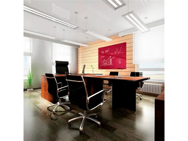 Glasbord 40x60cm Rood