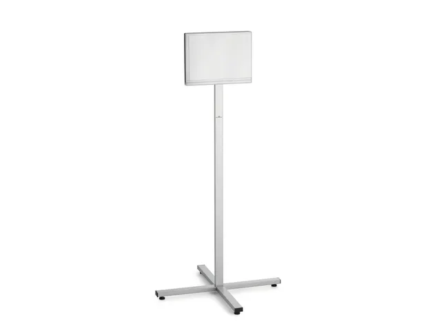 Vloerstandaard info stand outdoor A4 grijs
