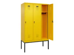 locker,HxBxD 2120x1200x500mm,3vak,vak B 400mm,draaigrendel