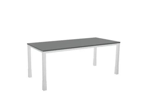 In hoogte verstelbaar bureau,HxBxD 720-840x1800x800mm,MS-donkergrijs