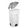 Verrijdbare Container Met Pedaal 125 Liter Wit