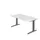 In hoogte verstelbaar bureau,HxBxD 680-850x1600x800mm,blad wit