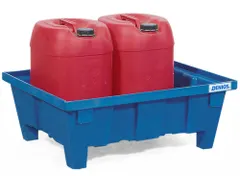 PE-opvangbak,v. 2x60l vat,opvangvol. 60l,HxBxD 315x645x795mm