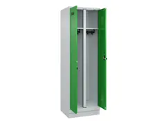 locker voor scheiding van kleding,HxBxD 1950x600x500mm,2vak