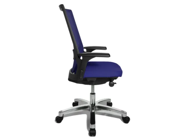 Siège De Bureau Pivotant Bleu Assise Hxlxp 420-550X480X460Mm Mécan.