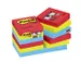 Memoblok Post-it 622-SSJP Super Sticky 47.6x47.6mm Bora Bora Assorti