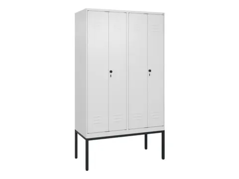 PBM-locker,HxBxD 2120x1200x500mm,4vak,vak B 300mm,draaigrendel