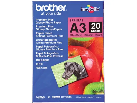 Fotopapier Brother Bp-71 A3 260 Gram Glossy 20vel