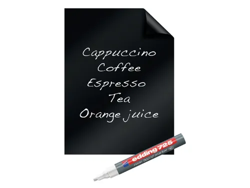 Legamaster Magic-Chart Krijtbord folie 60x80cm Zwart 25 vel