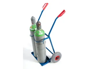 Flessenkar Draagvermogen 100Kg 2X20L-Fles Luchtbanden Ral5010 staal - 3