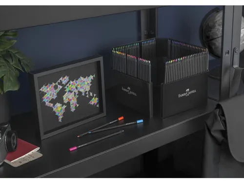 Kleurpotlood Faber-Castell Black Edition 100 stuks in karton etui