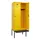 locker met bank,HxBxD 2120x800x815mm,2vak,vak B 400mm,draaigrendel