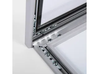 Outdoor Menubord LED Verlicht Met Logo Paneel 2xA4 Liggend - 4