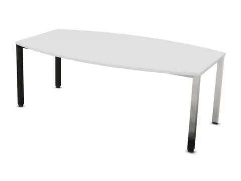 vergadertafel,HxBxD 740x2000x1200mm,vatvormig,Bl-wit