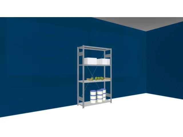 Rayonnage En Acier Sans Boulons élément De Départ H x l x p 175