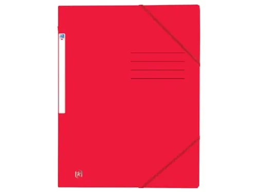 Top File+ elastomap uit karton, ft A4, rood