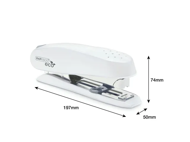 Agrafeuse Rapesco ECO Spinna Heavy Duty 50 feuilles blanches