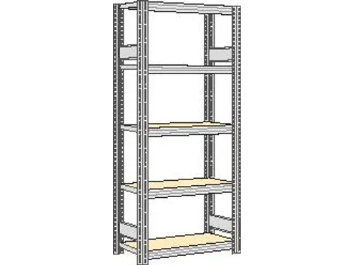 magazijnstelling,grondveld,HxBxD 2000x931x326mm,vakl. 250kg