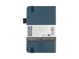 Notitieboek Sakura hard cover pocket lijn donker indigo 90x140mm - 7