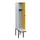 locker met bank,HxBxD 1950x300x815mm,1vak,vak B 300mm,draaigrendel