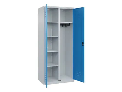wasgoedverdeelkast,HxBxD 1850x800x500mm,vak B 400mm,cilinderslot