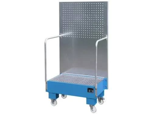 verrijdbare opvangbak,v. 2x60l vat,opvangvol. 60l,HxBxD 1685x890x570mm
