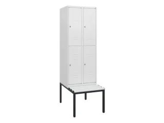 Dubbeldekse dekenkist,HxBxD 1950x600x815mm,2x2vak.,vak B 300mm - 1