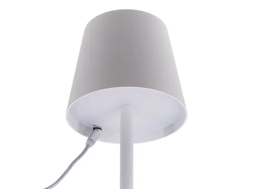 Securit Tafellamp Feline LED Wit oplaadbaar USB dimbaar