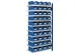 Rayonnage Sans Boulons Avec Bacs À Bec Suivant Hxlxp 2000X1006X400Mm