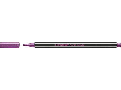 Viltstift STABILO Pen 68/856 medium metallic roze