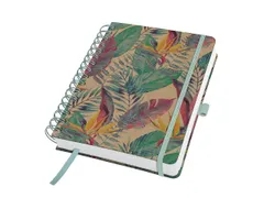 Carnet Jolie Pure Spiral A5 kraft Pure Paradise Blue, couverture rigid
