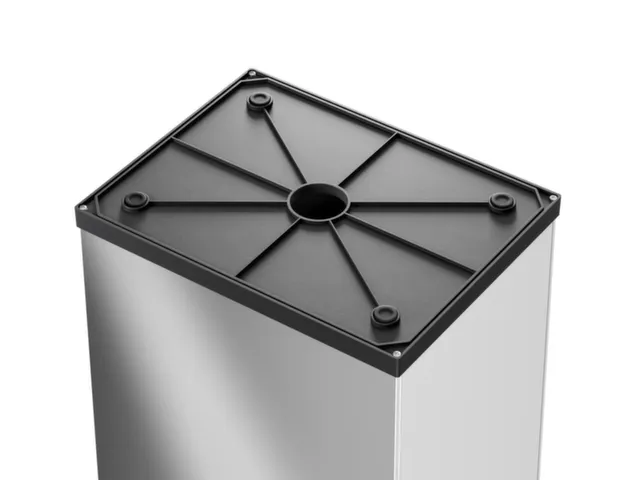 RVS afvalbakken,52l,HxBxD 763x339x260mm,romp RVS