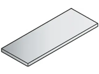 Stalen bodem,v. universele kast,BxD 930x400mm,draagverm. 70kg,staal - 1