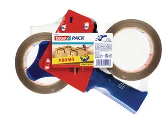 Tapedispenser incl. tape Pp 50mmx66m 2 Rollen - 1