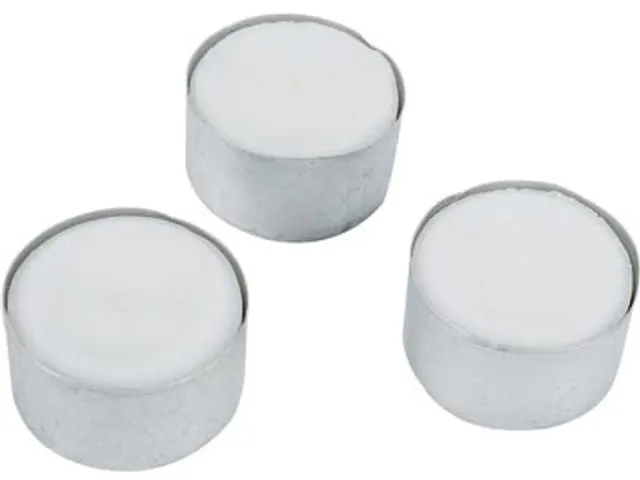 Theelichtjes 8H Wit Zak 50 Stuks