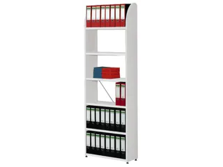 Basisveld 2250x800x325mm 6legborden 1zijpaneel Zonder Achterwand Wit - 1
