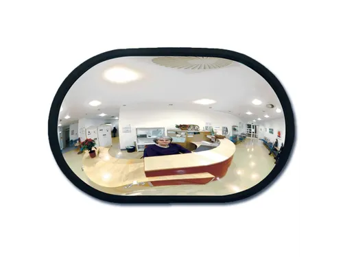 waarnemingsspiegel,HxB 275x365mm,spiegel acrylglas,frame zwart