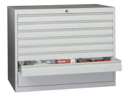 Ladenkast 800x1023x600mm 8 Laden Ral7035