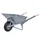 kruiwagen met hoekijzer,90l,HxBxD 810x710x1530mm,staal-bak,grijs,staal