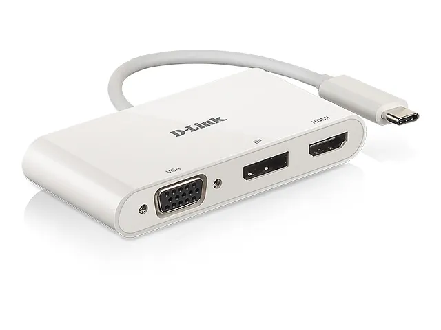 D-Link Dubv310 3In1 Usb-C Videoadapter Hdmi+ Display+Vga Port