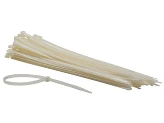 SET Met Nylon Kabelbinders - 7.6x400mm - WIT (100 ST.) - 1